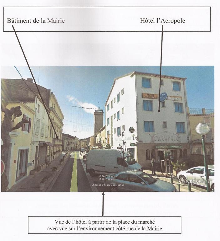 Nissan-lez-Enserune Hotel L'Acropole מראה חיצוני תמונה